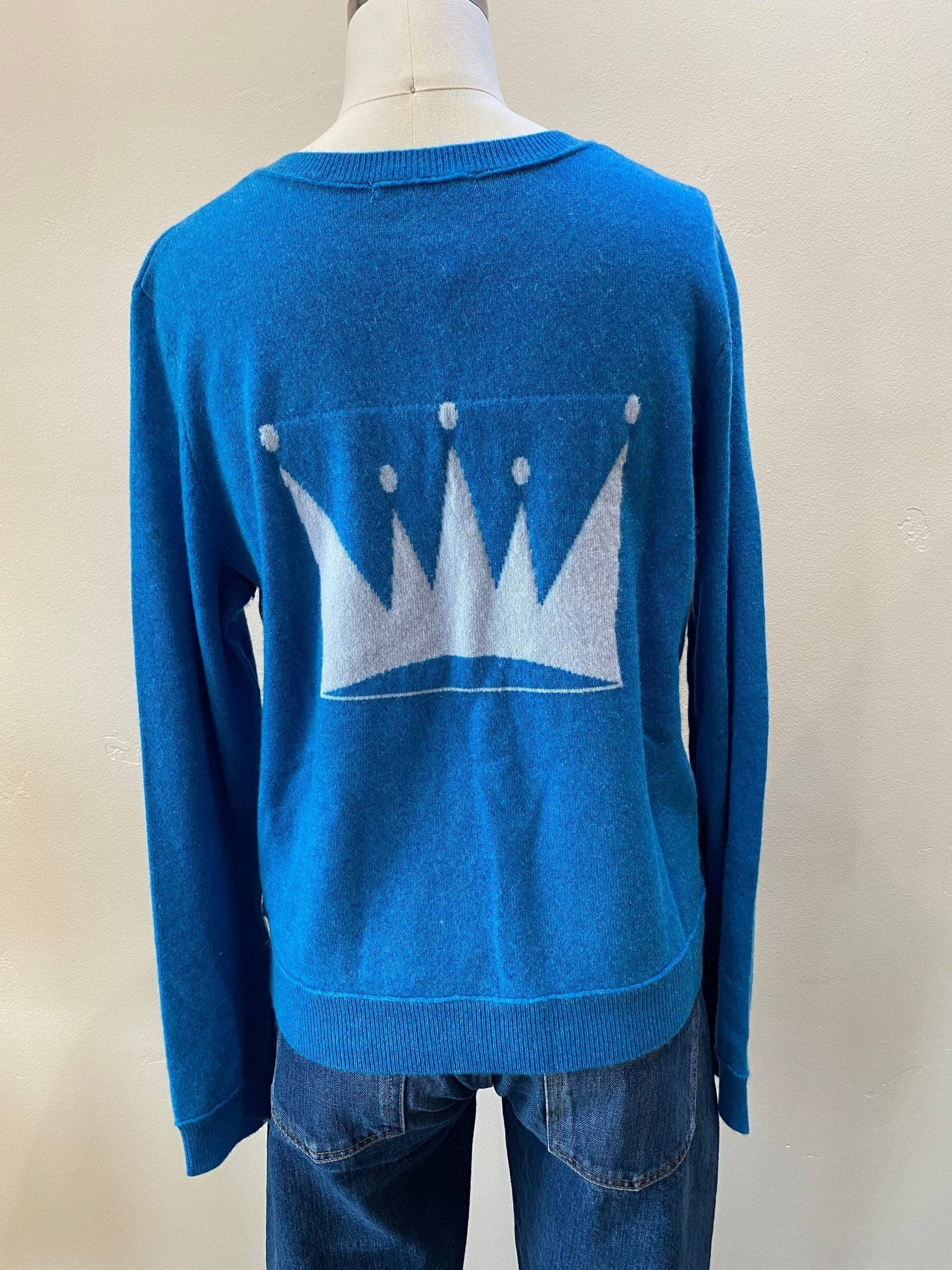 Brazeau Tricot Big Crown Cashmere Sweater - Brazeau Tricot